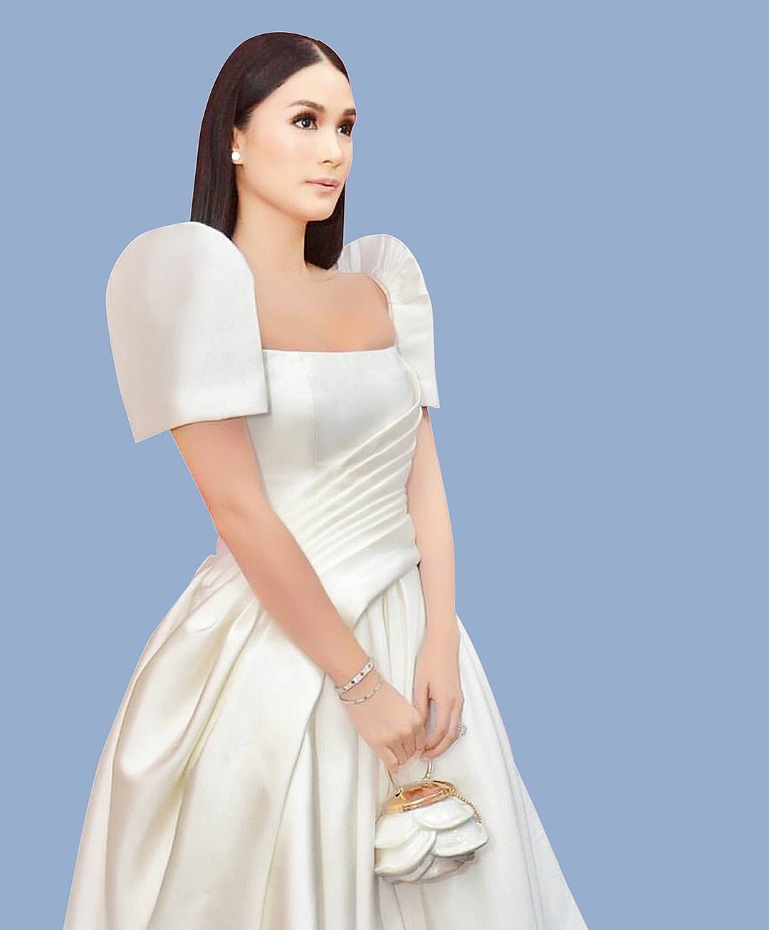 white modern filipiniana dress